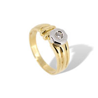 Ringe Idee Preziose dal 1987 Herr in Gelbgold Diamante IP.AK18M/47D